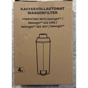 Water Filters Delonghi DLSC002  4 Sealed New Ser 3017 Open Box
